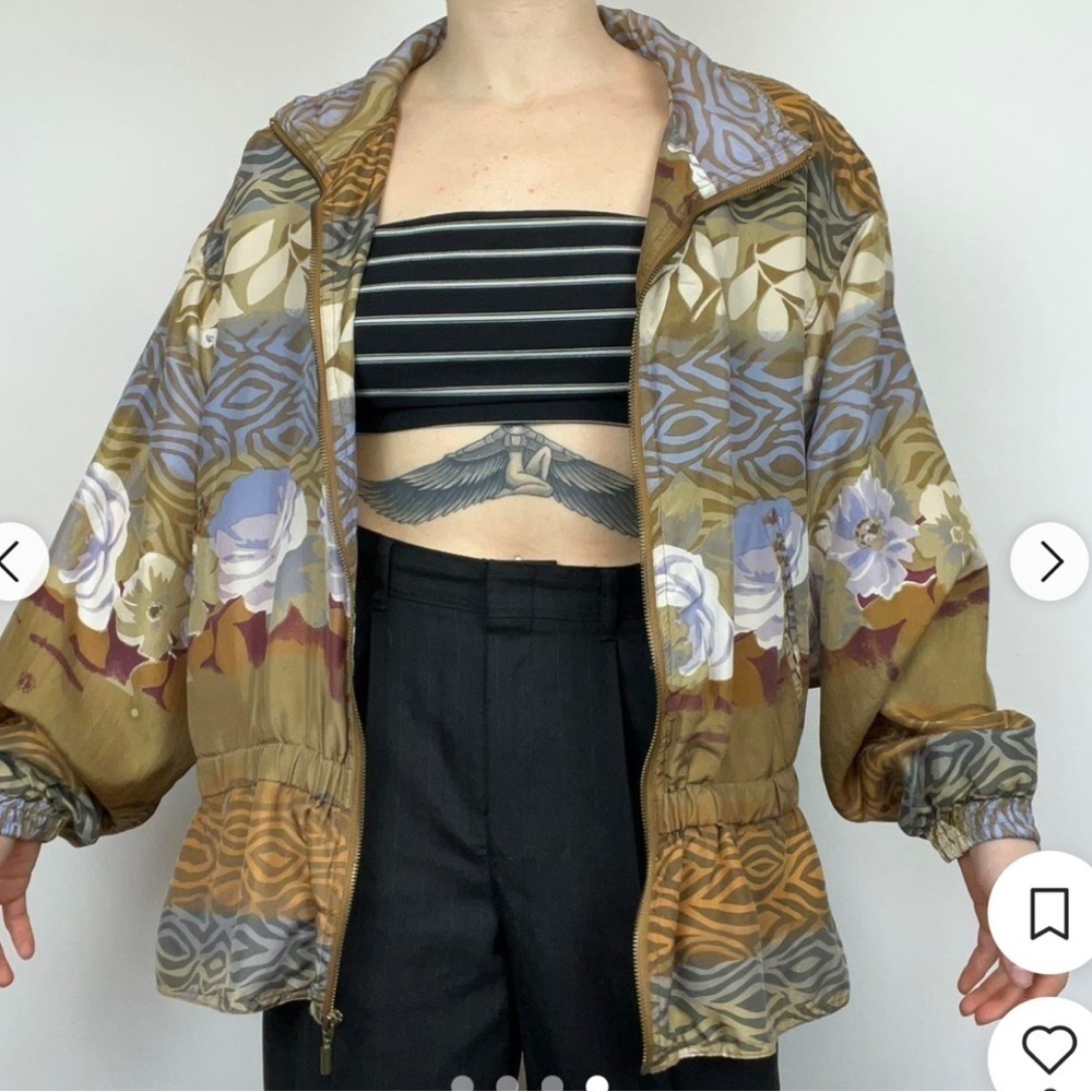 Vintage East West Silks Bomber Jacket / 80's / Silk / small / generous sizing